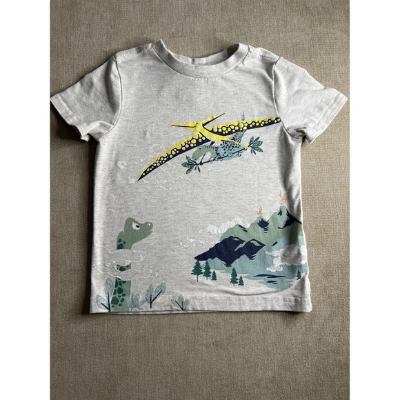Tommy Bahama Other - Tommy Bahama Toddler Boys Dinosaur Graphic T-Shirt Oatmeal Heather 24M